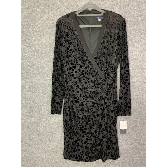 Tommy Hilfiger Dresses & Skirts - NEW Tommy Hilfiger Velvet Floral Dress Color Black Size 10‎